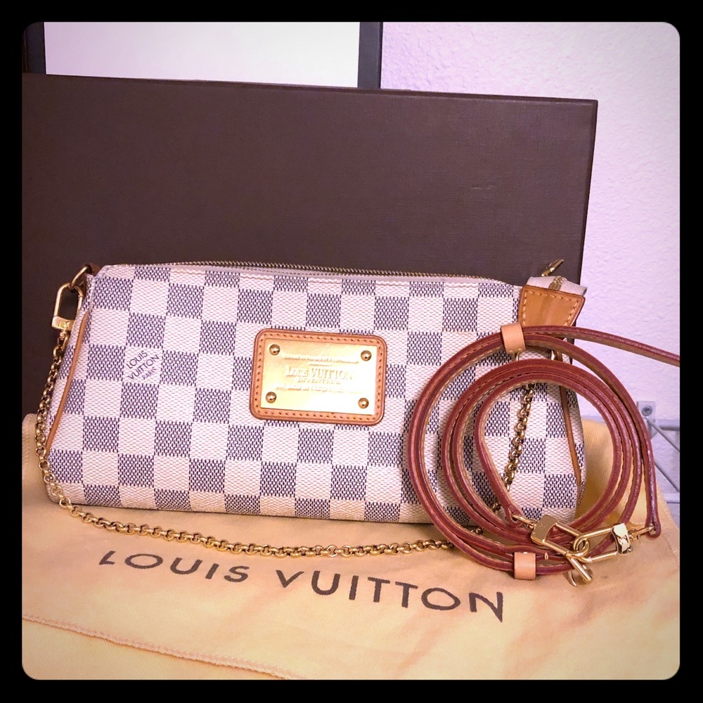 ‼️SOLD‼️⬇️⬇️⬇️☑️LOUIS VUITTON AVA PURSE DAMIER - Picture 1 of 6